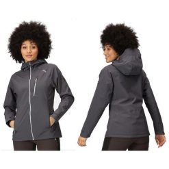 Kurtka trekkingowa dla kobiet Regatta Birchdale. Niebieskie kurtki sportowe damskie Regatta, bez wzorów, bez ramiączek, bez kaptura, trekkingowe. Za 189.99 zł.