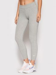 Nike Legginsy Sportswear Essential CZ8532 Szary Slim Fit. Szare legginsy damskie Nike, bez wzorów, z bawełny. Za 156.99 zł.