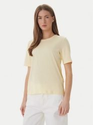 ONLY T-Shirt 15270390 Żółty Regular Fit. Żółte t-shirty damskie ONLY, s, bez wzorów, z bawełny, bez kołnierzyka, bez ramiączek. Za 49.99 zł.