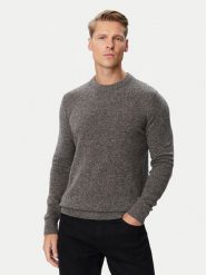 Barbour Sweter Tisbury MKN0844GY78 Szary Regular Fit. Szare swetry męskie Barbour, l, bez wzorów, bez kołnierzyka, bez ramiączek. Za 509.99 zł.