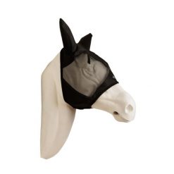 Czapka z muchą dla koni Kentucky. Czarne czapki damskie KENTUCKY HORSEWEAR, na lato, bez wzorów, z materiału, sportowe. Za 299.50 zł.