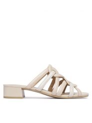 Caprice Klapki 9-27205-46 Beżowy. Brązowe klapki damskie Caprice, bez wzorów, ze skóry, bez obcasa, bez zapięcia. Za 226.99 zł.