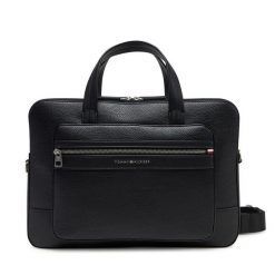 Torba na laptopa Tommy Hilfiger. Czarne torby na laptopa damskie Tommy Hilfiger, bez wzorów. Za 459.99 zł.