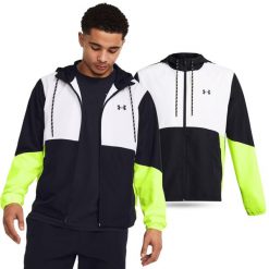 Kurtka sportowa męska Under Armour Legacy z kapturem. Czarne kurtki sportowe męskie Under Armour, m, bez wzorów, z kapturem. Za 365.95 zł.