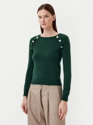 Motivi Sweter M6706001041N Zielony Regular Fit. Zielone swetry nierozpinane damskie Motivi, m, bez wzorów, z syntetyku, bez kołnierzyka, bez ramiączek. Za 239.99 zł.