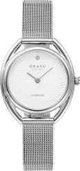 Zegarek OBAKU Zegarek damski Obaku Denmark V286LXCIMC srebrny. Szare zegarki damskie OBAKU, srebrne. Za 441.00 zł.