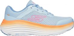Skechers Buty damskie Skechers Max Cushining niebieskie 129470 BLOR 39. Niebieskie obuwie sportowe damskie Skechers, bez wzorów, bez zapięcia. Za 291.58 zł.