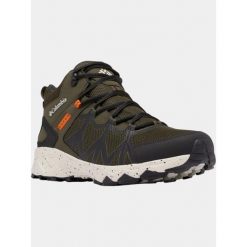 Buty Męskie Columbia Peakfreak II Mid Outdry. Zielone buty zimowe męskie Columbia, bez wzorów, bez obcasa, bez zapięcia. W wyprzedaży za 509.15 zł.