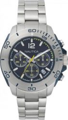 Zegarek Nautica Zegarek męski Nautica NAPADR004 srebrny. Szare zegarki męskie Nautica, bez wzorów, srebrne. Za 963.00 zł.