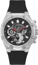 Zegarek Guess Zegarek męski Guess GW0334G1 czarny. Czarne zegarki męskie Guess, z aplikacjami. Za 655.00 zł.