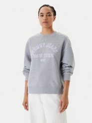 Tommy Jeans Bluza Varsity DW0DW21202 Szary Boxy Fit. Szare bluzy damskie Tommy Jeans, xs, bez wzorów, z bawełny, bez ramiączek, bez kaptura. Za 319.99 zł.
