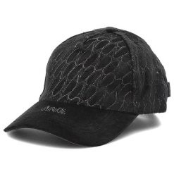 Czarna Stylowa Damska Czapka Z Daszkiem Anekke. Czarne czapki damskie Anekke, bez wzorów, eleganckie. Za 139.00 zł.