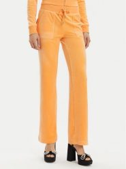 Juicy Couture Spodnie dresowe Del Ray JCAP180 Pomarańczowy Regular Fit. Brązowe spodnie dresowe damskie Juicy Couture, bez wzorów, z dresówki. Za 409.99 zł.