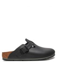 Birkenstock Klapki Boston Pro Le 1026222 Czarny. Czarne klapki damskie Birkenstock, bez wzorów, ze skóry, bez obcasa, bez zapięcia. Za 469.99 zł.