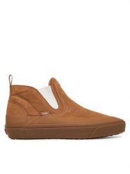 Vans Sztyblety Mid-Slip Insulated VN000V7ZGWT1 Brązowy. Brązowe botki męskie Vans, bez wzorów, ze skóry, bez obcasa, bez zapięcia. Za 519.99 zł.
