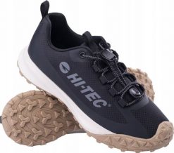 Męskie buty turystyczne trekkingowe Hi-tec Mounti czarne rozmiar 42. Czarne trekkingi męskie Hi-tec, bez zapięcia. Za 144.25 zł.