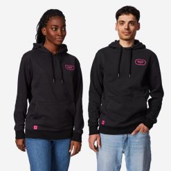 Bluza Van Rysel Roubaix. Czarne bluzy damskie VAN RYSEL, m, bez wzorów, z materiału, wizytowe, bez ramiączek, z kapturem. Za 159.99 zł.