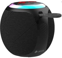 Devia Lite1 głośnik Bluetooth 5W czarny przenośny FM TF. Czarne głośniki przenośne Devia. Za 57.61 zł.