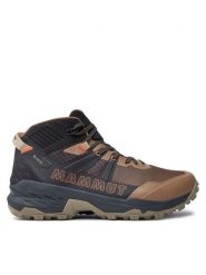 Mammut Trekkingi Sertig II Mid 3030-04830 00732 Brązowy. Brązowe botki męskie Mammut, bez wzorów, z materiału, bez obcasa, bez zapięcia. Za 739.99 zł.