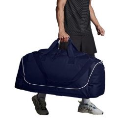 Torba Sportowa Jumbo Kit Team Team 110 Litrów Jeden Rozmiar. Czarne torby sportowe męskie QUADRA, bez wzorów, z materiału, na ramię, duże. Za 166.99 zł.