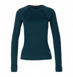 Smartwool W'S Classic Thermal Merino Base Layer Crew Boxed, G75 | twilight blue heather, L. Brązowe bielizna sportowa damska Smartwool, l, bez wzorów. Za 368.82 zł.