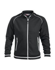 Clique Craig kurtka unisex z dzianiny strukturalnej, wnętrze szczotkowane. Czarne kurtki męskie CLIQUE, xs, bez wzorów, z bawełny, bez kaptura. Za 284.23 zł.