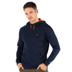 Scout - bluza termiczna z kapturem 100% wełna merino (260 g/m²). Niebieskie bluzy damskie WOOLONA, m, bez wzorów, z wełny, sportowe, bez ramiączek, z kapturem. W wyprzedaży za 540.00 zł.