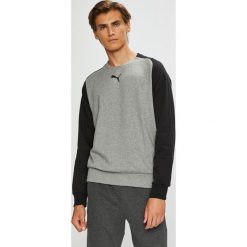 Puma - Bluza. Szare bluzy męskie Puma, l, bez wzorów, z bawełny, bez ramiączek, bez kaptura. W wyprzedaży za 139.90 zł.