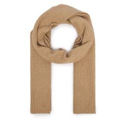 Szalik Calvin Klein. Brązowe szaliki damskie Calvin Klein, bez wzorów. Za 329.99 zł.