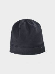 4F Czapka do biegania uniseks - czarna S/M. Czarne czapki męskie 4F, bez wzorów, z elastanu. Za 29.99 zł.