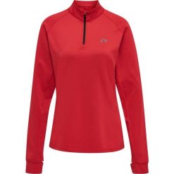 Bluza damska Newline core midlayer. Czerwone bluzy damskie Newline, s, bez wzorów, z dżerseju, sportowe, bez ramiączek, bez kaptura. Za 252.50 zł.