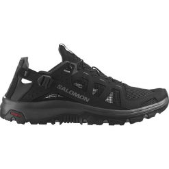 Buty trekkingowe męskie Salomon Techamphibian 5. Czarne trekkingi męskie Salomon, z gumy, bez zapięcia. Za 518.00 zł.