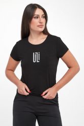 T-shirt damski wiskozowy z logo SPORTALM. T-shirty damskie Sportalm, bez wzorów, z wiskozy, bez kołnierzyka, bez ramiączek. Za 739.00 zł.