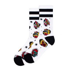 Skarpetki American Socks el Luchador. Białe skarpety męskie AMERICAN SOCKS, bez wzorów. Za 67.68 zł.