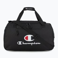 Torba treningowa Champion Progress Duffel. Czarne torby sportowe męskie Champion, bez wzorów. Za 89.99 zł.