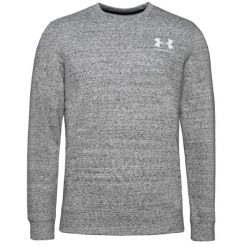 Bluza z okrągłym dekoltem Under Armour Rival Terry LC. Białe bluzy męskie Under Armour, l, bez wzorów, sportowe, bez ramiączek, bez kaptura. W wyprzedaży za 204.60 zł.