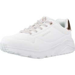 Tenisówki Skechers Model Uno Lite-metallic Mo Kolor Biały. Białe trampki i tenisówki damskie Skechers, bez wzorów, z materiału, bez zapięcia. W wyprzedaży za 188.25 zł.