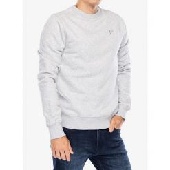 Bluza bawełniana męska Didriksons Fyn Sweater. Szare bluzy męskie Didriksons, m, bez wzorów, z bawełny, casualowe, bez ramiączek, bez kaptura. Za 182.99 zł.