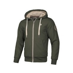 Bluza męska Pitbull rozpinana z kapturem Sherpa Ruffin II. Zielone bluzy męskie PITBULL, m, bez wzorów, z kapturem. W wyprzedaży za 249.00 zł.