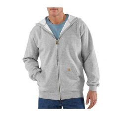 Bluza sportowa męska z kapturem Carhartt Midweight Hooded Zip Sweatshirt. Szare bluzy sportowe męskie Carhartt, m, bez wzorów, z kapturem. Za 270.99 zł.