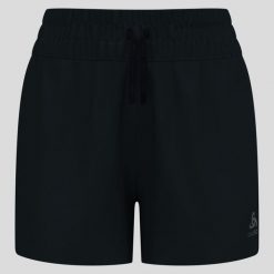 Spodenki damskie Odlo ZEROWEIGHT 4 INCH Short. Czarne szorty damskie ODLO, bez wzorów, sportowe. Za 269.99 zł.