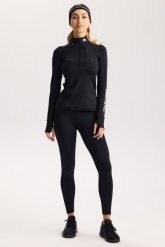 Damska bielizna szybkoschnąca do biegania Rough Radical Pro Extreme Run Women. Czarna koszule nocne damskie ROUGH RADICAL, bez wzorów, z materiału, bez ramiączek. Za 199.92 zł.