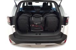 Torby Do Bagażnika Kia Sportage Hev 2021+ 4Szt Kjust. Czarne torby podróżne damskie KJUST, bez wzorów, z kauczuku. Za 1,228.00 zł.