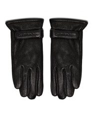 Calvin Klein Rękawiczki Męskie Inst K50K512466 Czarny. Czarne rękawiczki męskie Calvin Klein, bez wzorów, ze skóry. Za 329.99 zł.