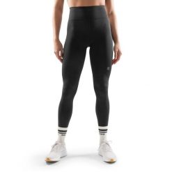 Damskie legginsy treningowe Fitness Siroko Combat. Czarne legginsy damskie SIROKO, bez wzorów, z materiału. Za 127.00 zł.