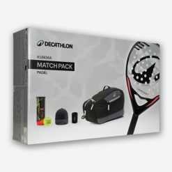 Zestaw do padla Kuikma Match – rakieta, torba, piłki, czapka i opaska. Brązowe czapki damskie KUIKMA, z kauczuku, na ramię. Za 439.99 zł.
