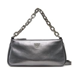 Torebka PINKO. Szare listonoszki damskie Pinko, bez wzorów, bez dodatków. Za 1,379.00 zł.