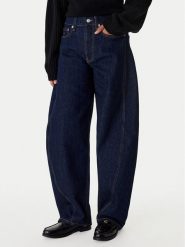 Tommy Jeans Jeansy Ella DW0DW22617 Granatowy Barrel Fit. Niebieskie jeansy damskie Tommy Jeans, bez wzorów, z bawełny. Za 409.99 zł.