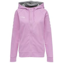 Bluza do piłki ręcznej damska Hummel hmlGO Zip z kapturem. Czerwone bluzy damskie Hummel, na jesień, xs, bez wzorów, sportowe, bez ramiączek, z kapturem. W wyprzedaży za 190.50 zł.