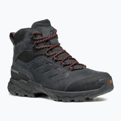 Buty turystyczne damskie SCARPA Moraine Polar GTX. Czarne obuwie trekkingowe damskie Scarpa, z polaru, bez zapięcia. Za 809.99 zł.